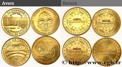 BUILDINGS AND HISTORY Médaille touristique, Lot de 4 ex.