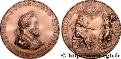 HENRI IV LE GRAND Médaille, Henri IV et Marie de Médicis, refrappe