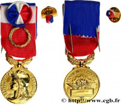QUINTA REPUBBLICA FRANCESE Médaille Grand or, Honneur et Travail