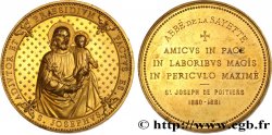 TROISIÈME RÉPUBLIQUE Médaille, Saint Joseph de Poitiers, Abbé de la Sayette