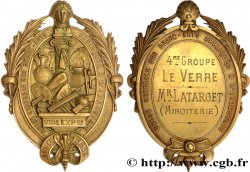TERZA REPUBBLICA FRANCESE Plaque de récompense, Union centrale des Beaux-Arts appliqués à l’industrie
