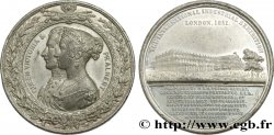 GRAN BRETAGNA - VICTORIA Médaille du Crystal Palace - Couple royal