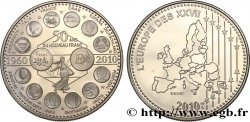 FUNFTE FRANZOSISCHE REPUBLIK Médaille, Essai, 50 ans du Nouveau Franc
