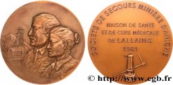 QUINTA REPUBBLICA FRANCESE Médaille, Société de secours minière d’Aniche, Maison de santé et de cure médicale