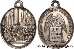 SEGUNDO IMPERIO FRANCES Médaille de première communion