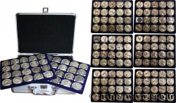 GALERIE MÉTALLIQUE DES GRANDS HOMMES FRANÇAIS Collection de 119 médailles