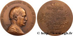 TERCERA REPUBLICA FRANCESA Médaille d’hommage, A Albert Scheurer secrétaire du comité de chimie