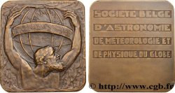 BELGIQUE Plaque, Société belge d’astronomie et de météorologie et de physique au globe