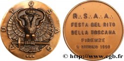 FREEMASONRY Médaille, Autosag, Fête du rite de Toscane