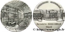 FUNFTE FRANZOSISCHE REPUBLIK Médaille parlementaire, IIIe législature, Bernadette Issac-Sibille