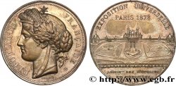 TERCERA REPUBLICA FRANCESA Médaille, Palais du Trocadéro, Exposition Universelle