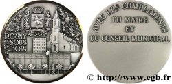 QUINTA REPUBBLICA FRANCESE Médaille, Compliments du Maire et du Conseil Municipal