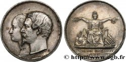 SECOND EMPIRE Médaille, Napoléon III et Eugénie, Exposition Universelle