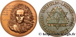 SCIENCES & SCIENTIFIQUES Médaille, Gottfried Wilhelm Leibniz