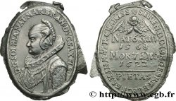 ALLEMAGNE - DUCHÉ DE SAXE - CHRISTIAN II, JEAN-GEORGES ET AUGUSTE Médaille de piété, Sophie de Brandebourg