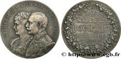 ALLEMAGNE - ROYAUME DE PRUSSE - GUILLAUME II Médaille, Noces d’argent de Guillaume II et Augusta-Victoria