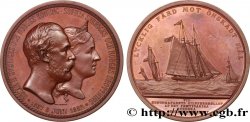 SUÈDE - ROYAUME DE SUÈDE - OSCAR II Médaille, Régate de voiliers, Noces d’argent d’Oscar II et Sophie de Nassau