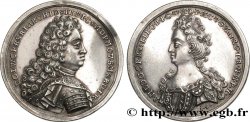ALEMANIA Médaille, Mariage de Jean Guillaume II, Comte palatin de Neubourg, et Anne-Marie-Louise de Médicis