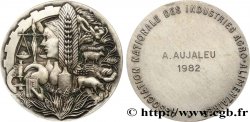 FUNFTE FRANZOSISCHE REPUBLIK Médaille, Association nationale des industries agro-alimentaires