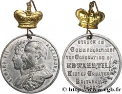 GRANDE-BRETAGNE - ÉDOUARD VII Médaille, Commémoration du couronnement