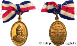 GRANDE BRETAGNE - VICTORIA Médaillette, Soixante ans de règne TTB+