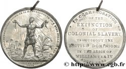 GROßBRITANNIEN - WILHELM IV. Médaille, Commémoration de l’extinction de l’esclavage colonial
