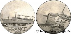 QUINTA REPUBLICA FRANCESA Médaille, Paquebot France