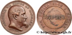 DANEMARK - ROYAUME DE DANEMARK - FRÉDÉRIC VIII Médaille de guerre, 1848-1850