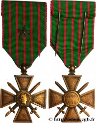 TROISIÈME RÉPUBLIQUE Croix de guerre, 1914-1918