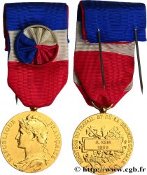 QUARTA REPUBBLICA FRANCESE Médaille d’honneur du Travail, Ministère du Travail et de la Sécurité Sociale, 30 ans