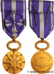 CINQUIÈME RÉPUBLIQUE Médaille d’honneur, Étoile civique