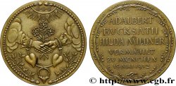 ALEMANIA Médaille, Mariage d’Adlbert Bucksat et Hida Mildner