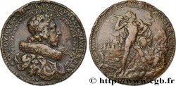 LOUIS XIII LE JUSTE Médaille, Commémoration de la victoire du Pas de Suse (6 mars) TB+/TB