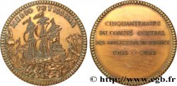 CUARTA REPUBLICA FRANCESA Médaille, Cinquantenaire du comité central des armateurs de France