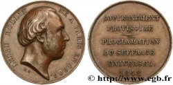 SECOND REPUBLIC Médaille, Ledru-Rollin, Gouvernement provisoire