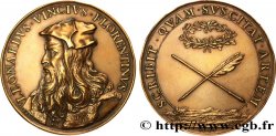 MÉDECINE - SOCIÉTÉS MÉDICALES - MÉDECINS Médaille, Léonard de Vinci, refrappe