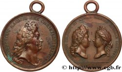 LOUIS XIV LE GRAND ou LE ROI SOLEIL Médaille, Mariage du Dauphin avec Marie Anne de Bavière