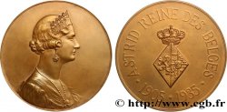 BELGIQUE - ROYAUME DE BELGIQUE - RÈGNE DE LÉOPOLD III Médaille, La reine Astrid
