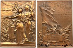 DRITTE FRANZOSISCHE REPUBLIK Plaque, Banquet des tuileries offert aux maires de France fVZ