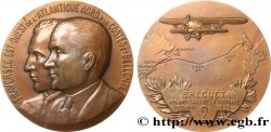 TROISIÈME RÉPUBLIQUE Médaille, Breguet, Traversée Est-Ouest de l’Atlantique Nord