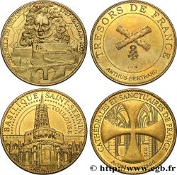 BUILDINGS AND HISTORY Médaille touristique, Lot de 2 ex.