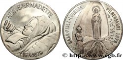 PERSONNAGES CELEBRES Médaille, Pèlerinage de Lourdes, Sainte Bernadette