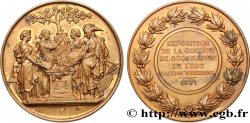 DRITTE FRANZOSISCHE REPUBLIK Médaille, exposition de la société de géographie de l’Est