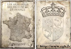 FUNFTE FRANZOSISCHE REPUBLIK Plaquette, Les armoiries des provinces de France, Dauphine