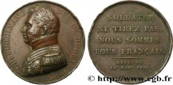LUIS XVIII Médaille, Paroles du duc de Berry