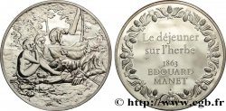 LES 100 PLUS GRANDS CHEFS-D OEUVRE Médaille, Le déjeuner sur l’herbe de Manet