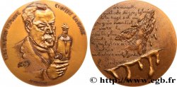 PERSONNAGES CELEBRES Médaille, Louis Pasteur, Vaccination humaine contre la rage