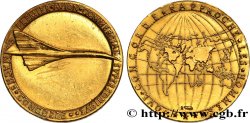 AÉRONAUTIQUE - AVIATION : AVIATEURS & AVIONS Médaille, Concorde supersonique