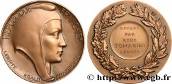FUNFTE FRANZOSISCHE REPUBLIK Médaille offerte par le député René Tomasini