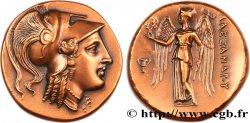 QUINTA REPUBLICA FRANCESA Médaille antiquisante, Statère d’Alexandre III le Grand